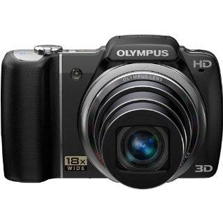  Olympus SP 610UZ 14MP Digital Camera (Black) + 16GB Deluxe 