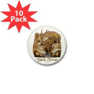    Mini Button (10 Pack) Buck Fever Deer Hunting 