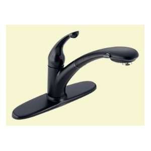 DELTA 470 BL DST Single Handle Pull Out Kitchen Faucet