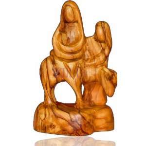 11cm Travel To Egypt Olive Wood Figure 
