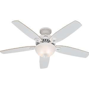  Hunter 21808, Builder Deluxe White 52 Ceiling Fan with 