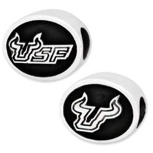  University of South Florida Bulls Bead/Sterling Silver 