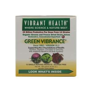  Vibrant Health Green Vibrance Powder    15 Packets Health 