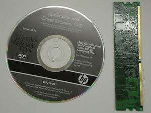 HP 6930 Application and Driver Recovery DVD for Windows XP Restore Kit 