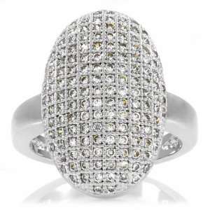  Lauras CZ Cubic Zirconia Diamond Engagement Ring   Silver 
