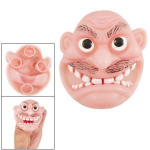   Comical Finger Puppet Clown Head Rubber Mask Relax Toy Toys & Games