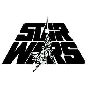  Star Wars Classic Logo Window Decal Sticker S SW 0037 R 