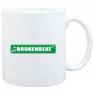  Mug White  Brokenbeat STREET SIGN  Music Sports 