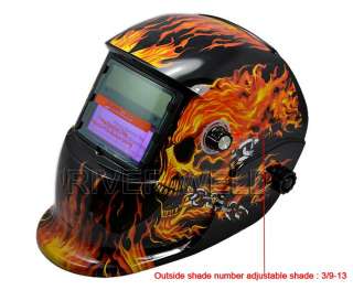 Auto Darkening Welding Helmet lithium batterie &Solar cells less 20A 