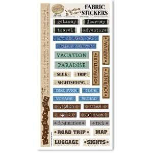  Vacation Fabric Stickers