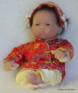 New in Box Berenguer Asian Baby Olivia Doll 9.5   