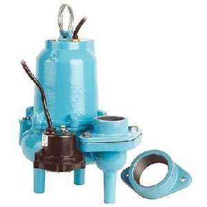 Little Giant ES60D1 10 6/10 HP Submersible Sewage Pump with Vertical 