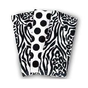  3 Pack Sports Towel   Combo Two (Black and White)