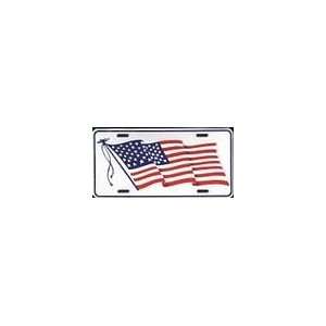  United States of America Flag License Plate Automotive