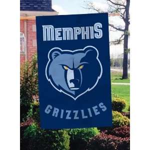 Memphis Grizzlies House/Porch Embroidered Banner Flag 44X28  