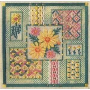  Daisy Collage   Needlepoint Pattern Arts, Crafts & Sewing