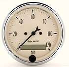 Autometer Antique Beige Speedometer 0 120 MPH 3 1/8 Dia Electrical 