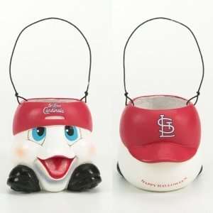  St. Louis Cardinals MLB Halloween Ghost Candy Bucket (6.5 