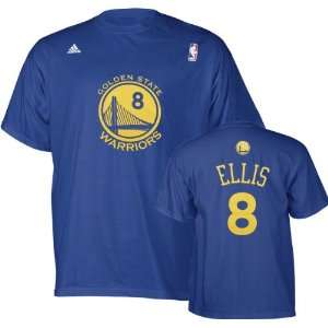 Monta Ellis adidas Blue Name and Number Golden State Warriors T Shirt 