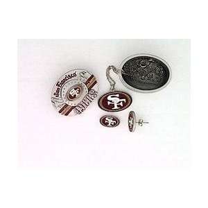  4 in 1 NFL Jewelry Box   San Francisco 49ers Sports 