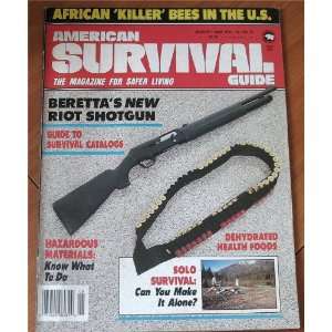  Survival Guide Magazine August 1988 (Berettas New Riot Shotgun 
