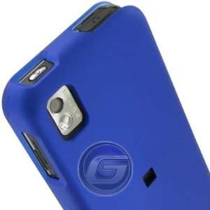  Samsung Instinct M800 Rubberized Protector Case   Blue 