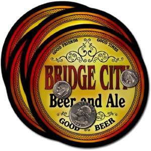  Bridge City, TX Beer & Ale Coasters   4pk 