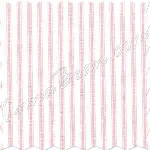 Pink Ticking Stripe Fabric 