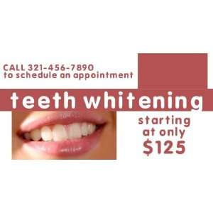  3x6 Vinyl Banner   Teeth Whitening Offer 