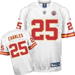   City Chiefs Jamaal Charles Replica White Jersey