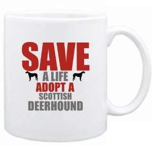    Save A Life , Adopt A Scottish Deerhound  Mug Dog