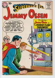   JIMMY OLSEN # 33 1958 DC Comics 1 PAGE BIOGRAPHY OF JACK LARSON  
