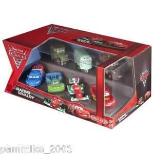 DISNEY CARS 2 *RACING RIVALRY* DIECAST 7 PACK TARGET EXCLUSIVE GIFT 