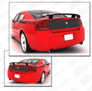 Dodge Charger 2006 2010 Trunk Blackout Decal Stripe 06  
