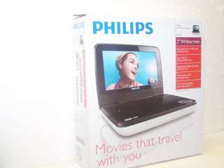 NEW PHILIPS DVD PLAYER 7’’ VIDEO SCREEN 609585182370  