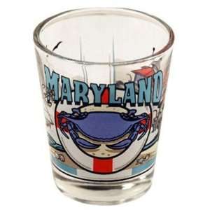 Maryland Shot Glass 2.25H X 2 W 3 View Case Pack 96