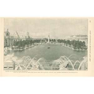  1904 Print Plaza of St Louis St Louis Exposition 