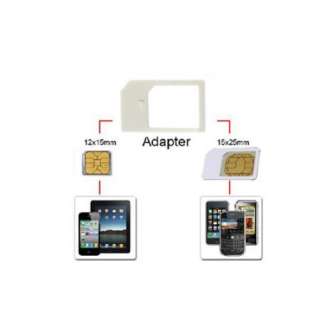 Micro Sim adapter for iPhone 4 4G & iPad 3G adaptor  