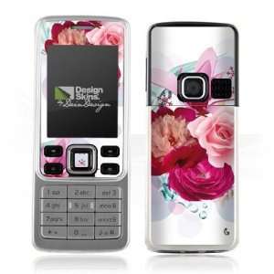  Design Skins for Nokia 6300   Flower Splash Design Folie 