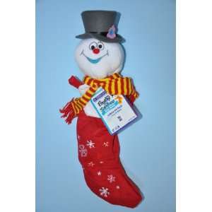 FROSTY THE SNOWMAN   PLUSH SINGING HOLIDAY STOCKING   22 long  