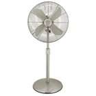 Hunter 90405 16 Inch Portable Stand Fan, Brushed Nickel
