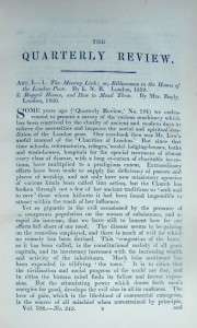 RARE Quarterly Review 1860 Origin of the Species Darwin  