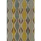 Linon Home Decor Products 110 x 210 Area Rug Wave Pattern in 