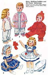 Vintage Doll Clothes Pattern 2412   28/30 ~ Betsy Wetsy, Child Size 