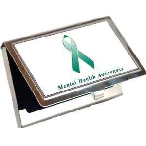  Mental Health Awareness Ribbon Business Card Holder 