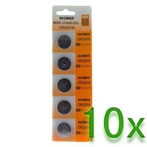   CR2016 Lithium Button Cell Battery 3V   5 PCs Per Card Electronics