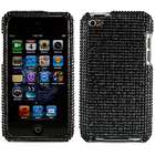  Black Diamonte Rhinestone Covered Case for 4th Gen Apple Ipod Touch 