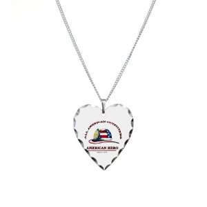  Necklace Heart Charm All American Outfitters Firefighter 