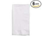 Creative Converting Paper Napkins, 2 Ply Dinner Size, White Color, 100 