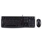   LOG920002565   MK120 Wired Desktop Set, Keyboard/Mouse, USB, Black